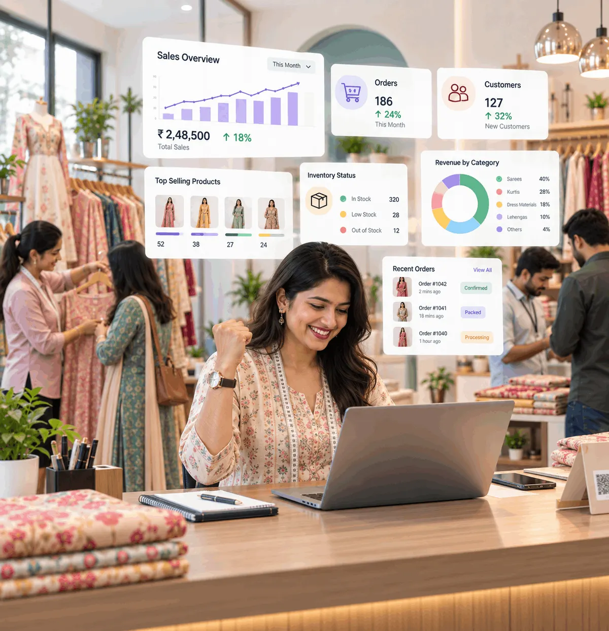 myVastraBook rental and sell software product overview