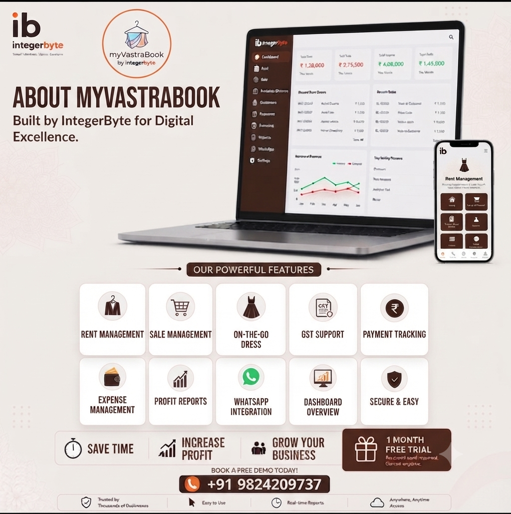 myVastraBook product overview for garment businesses